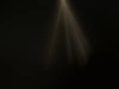 3 Sunbeams Animated Rigged Looping meshes Low-poly 3D model