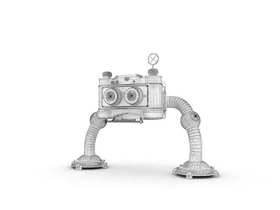 Funny Robot Character 3D model