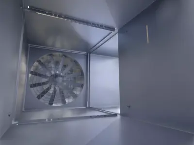 Inside Air Vent Shaft M1 3D model