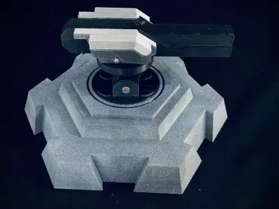 Custom Sci Fi Stationary Railgun 3D print model