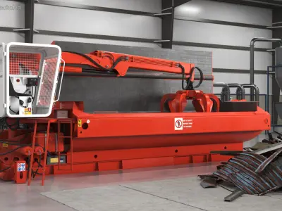  Portable Scrap Metal Baler 