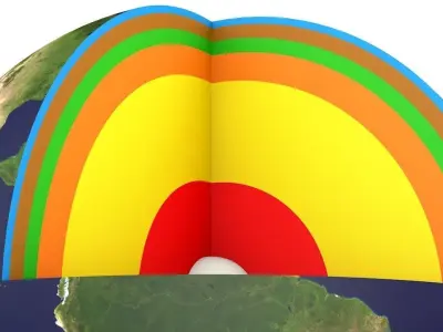 Earth Structure 3D model