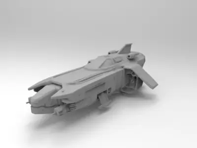 scifi spaceship 3D print model buy
