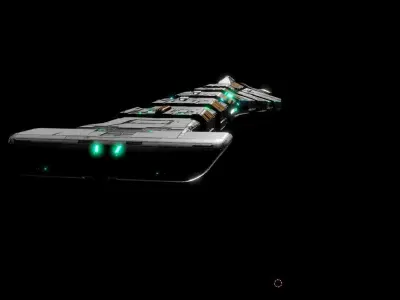 Battlecruiser 3D model