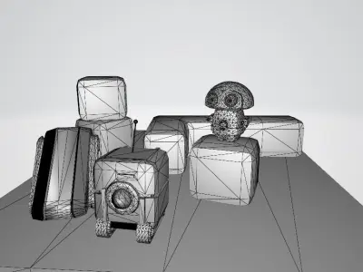 Robots and Boxes 3D model