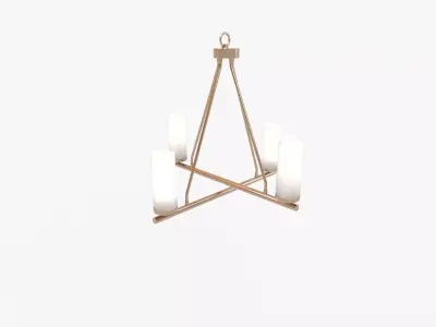 Trinity Four Light Chandeliers 3D model