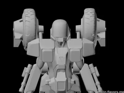 Mospeda Veritech Cyclone PBR 3D model