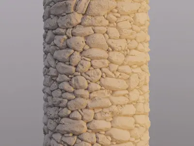 Stone Wall PBR Texture 03 Texture