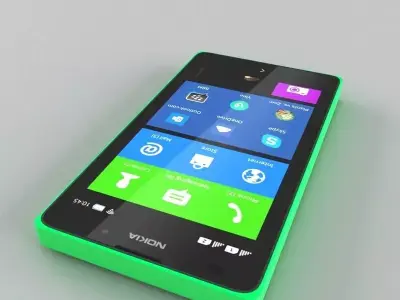 Nokia X lumia phone - lumia - lumia 3D model