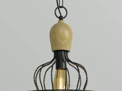 Hanging lamp LOFT HOUSE P-81 3D model