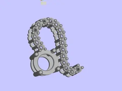 Pendant lion ready for 3d print 3D print model