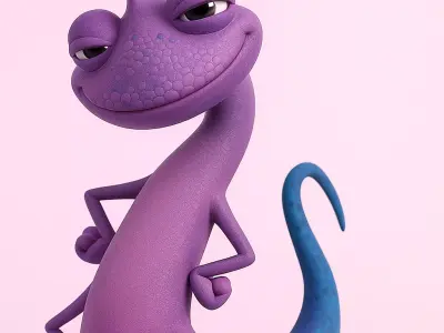 Monsters Inc Randall Boggs 3D print model