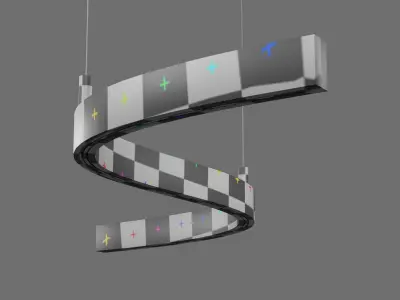lamp modern 3D model buy