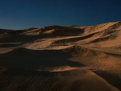 Desert mountain in 3D model