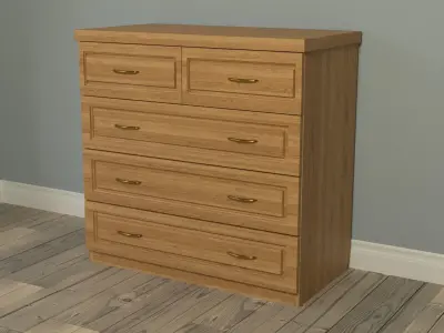 Commode chest of drawers 3D model
