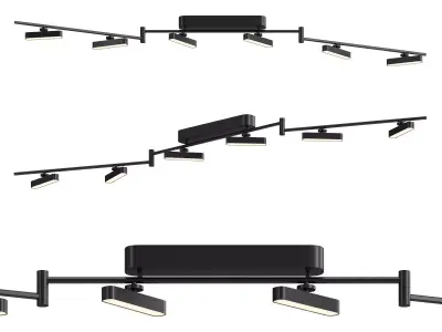 Lindby Eldrin LED spotlight 3D model