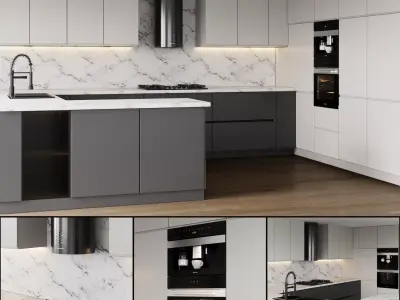 Kitchen 022 3D model