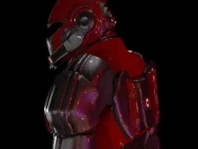 N7 Armor from Mass Effect 3D model
