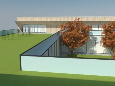 Industrial building  3D model buy