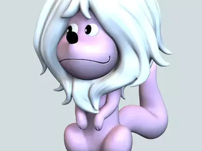 EEK LIMAYE from Captain Future Grag s pet 3D model