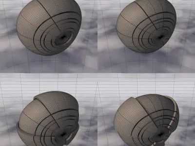 Sci-Fi Spaceship A 004 3D model