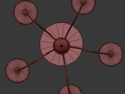 Untitled savoy light chandelier 3D model