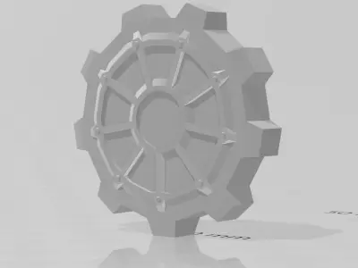 Fallout 3 Vault Door Free 3D print model
