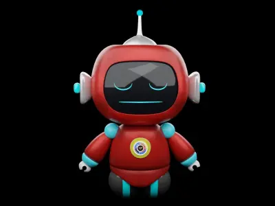 Robot - FULLY RIGGED Low-poly 3D model