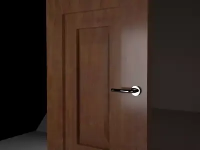 a basic door no bs 3D model