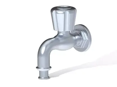 Classic Washing Machine Tap 3D print model