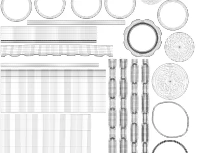 Tactical Flashlight 3D model