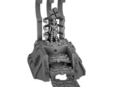 Eternal dynasty tomb worlds terrain set A with over 50 files 3D print model