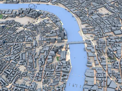 London City United Kingdom 3D model