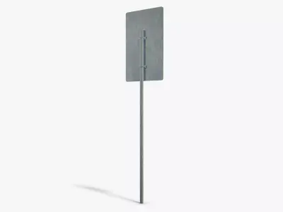 Airport Sign Low-poly 3D model buy