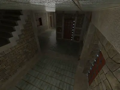 Fantasy medieval house 01 Free low-poly 3D model