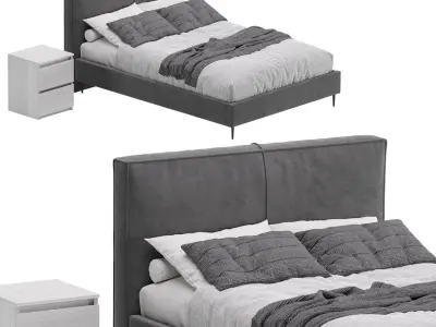 Bed Ebi 140 Happy Light  3D model