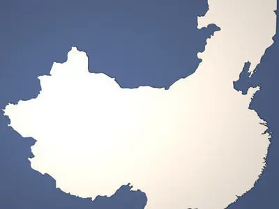 CINA map of china 3D model