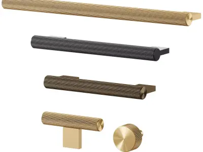 Furniture handles GRAFO by Meraki 3D model