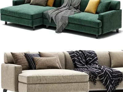 RIO Sectional sofa By Nobonobo 3D model