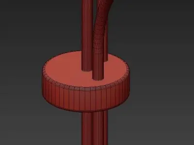 Delightfull person floor lamp 3D model