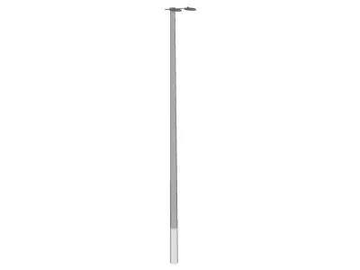 Concrete Lamp Post - Light Pole - Light Post - Street Light 23 3D model
