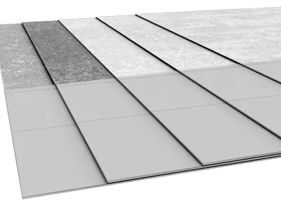 Natural Carpet Set 01 3D model