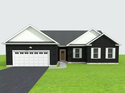 Cape Cod House 12 3D model