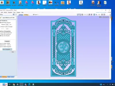 Main Entrance AND Interior Doors 3D model