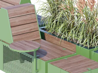 Parkly system two 3D model