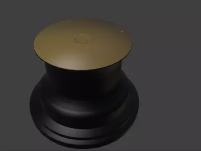 Titanic Capstan for rope 3D model