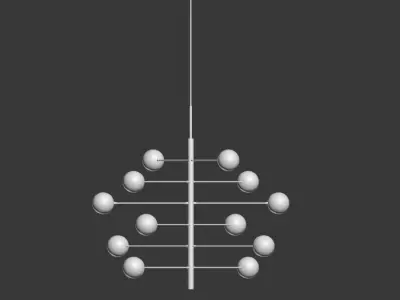 Payne Chandelier Loungelovers 3D model