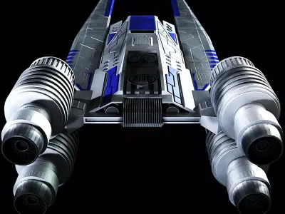 UT-60D U-Wing Starfighter Support Craft 3D print model