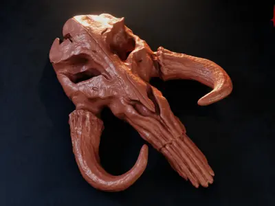Mythosaur Skull - Inspired by The Mandalorian 3D print model
