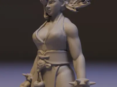 Chun-Li 3D print model